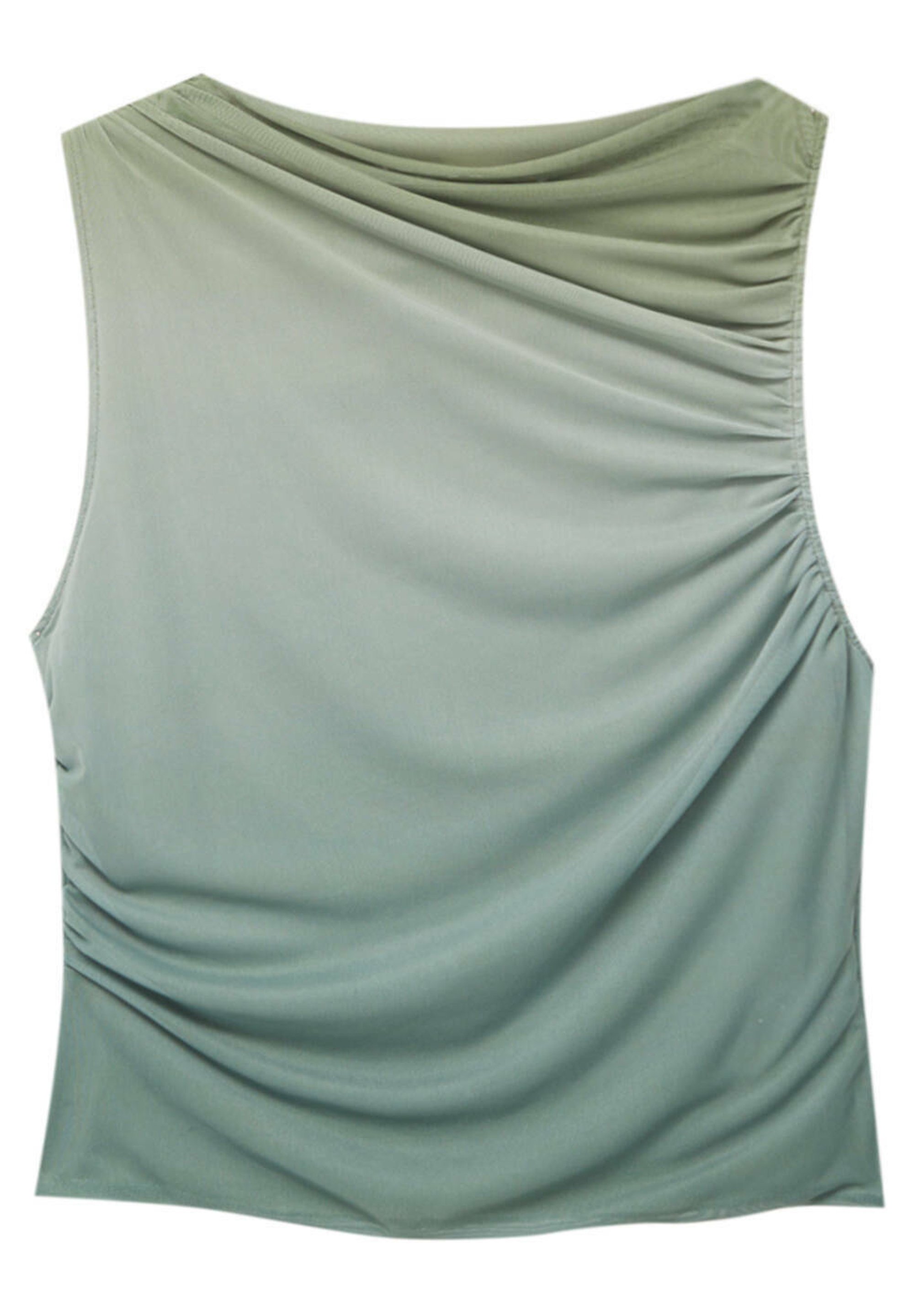 Green blouse