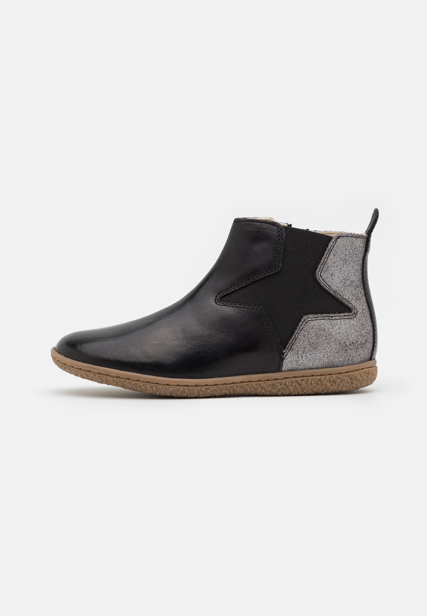 kickers vermillon noir