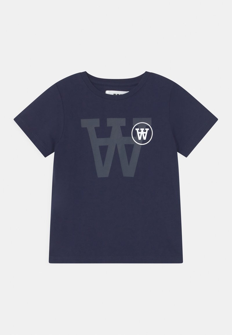 WOOD WOOD OLA TONAL LOGO KIDS UNISEX - T-shirt med print - navy