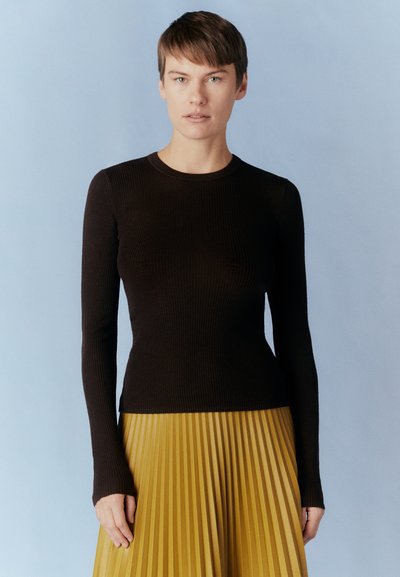 Tiger of Sweden OVIE - Striktrøje - dark chokolate