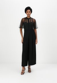 TWINSET WOVEN OVERALLS - Tuta jumpsuit - nero