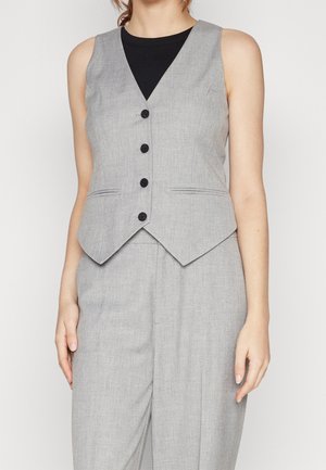 Veste sans manches - mottled light grey