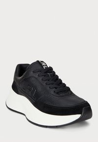 Lauren Ralph Lauren FRANKY SNEAKERS LOW TOP - Αθλητικά παπούτσια - black/black
