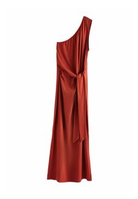 Next REGULAR FIT - ONE SHOULDER  - Haljina od žerseja - rust brown
