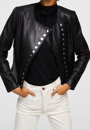 Veste en cuir - black