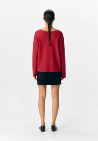Object OBJREYNARD V-NECK - Strickpullover - karanda red