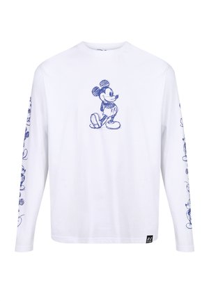 Re:Covered UNISEX LANGARM DISNEY MICKEY SKETCH SLEEVE - Top s dlhým rukávom - white