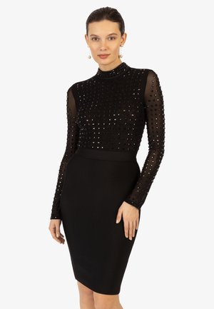 BANDAGE - Cocktailjurk - schwarz