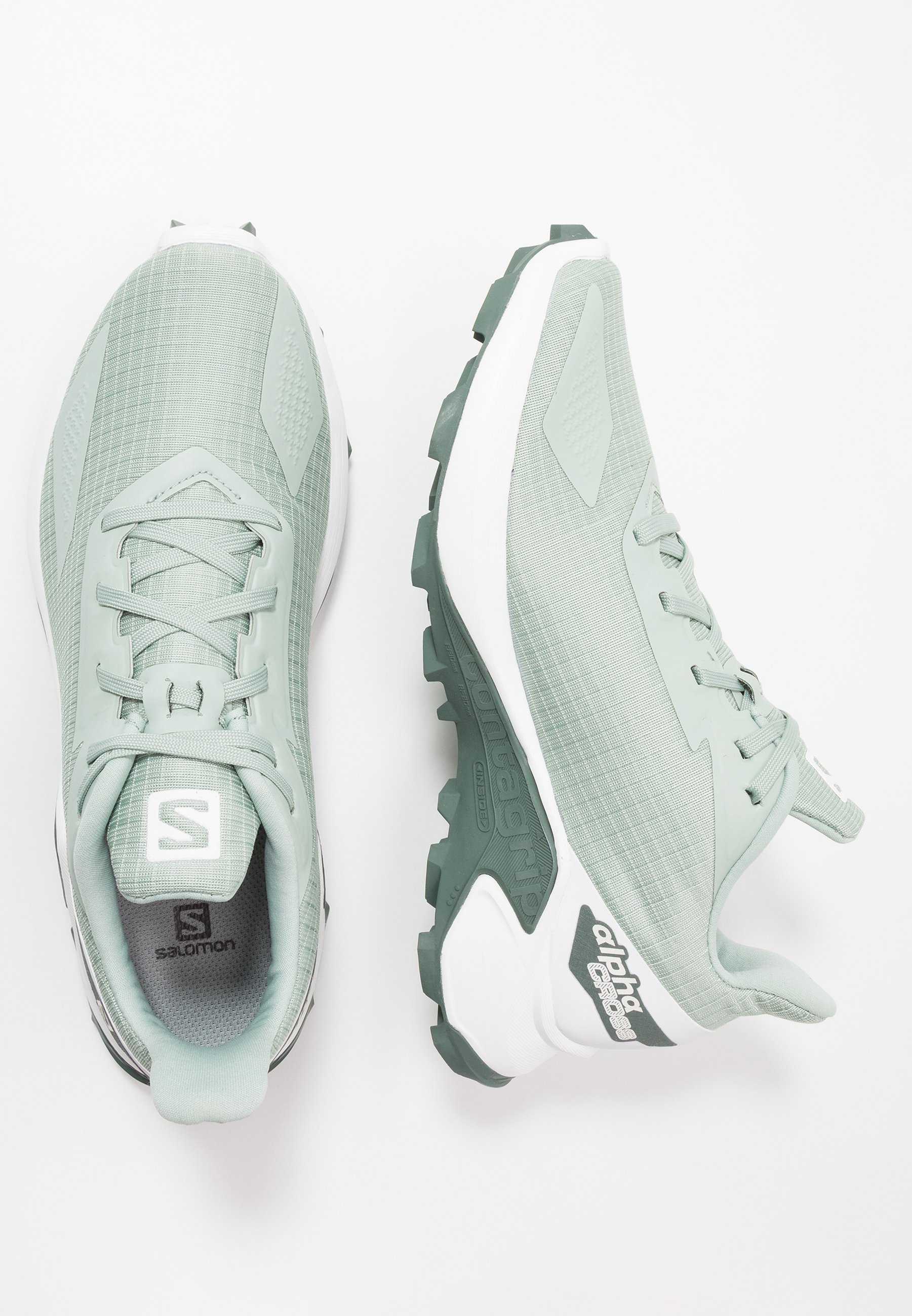 ALPHACROSS BLAST Löparskor terräng aqua graywhitebalsam green ALPHACROSS BLAST Löparskor terräng aqua graywhitebalsam green