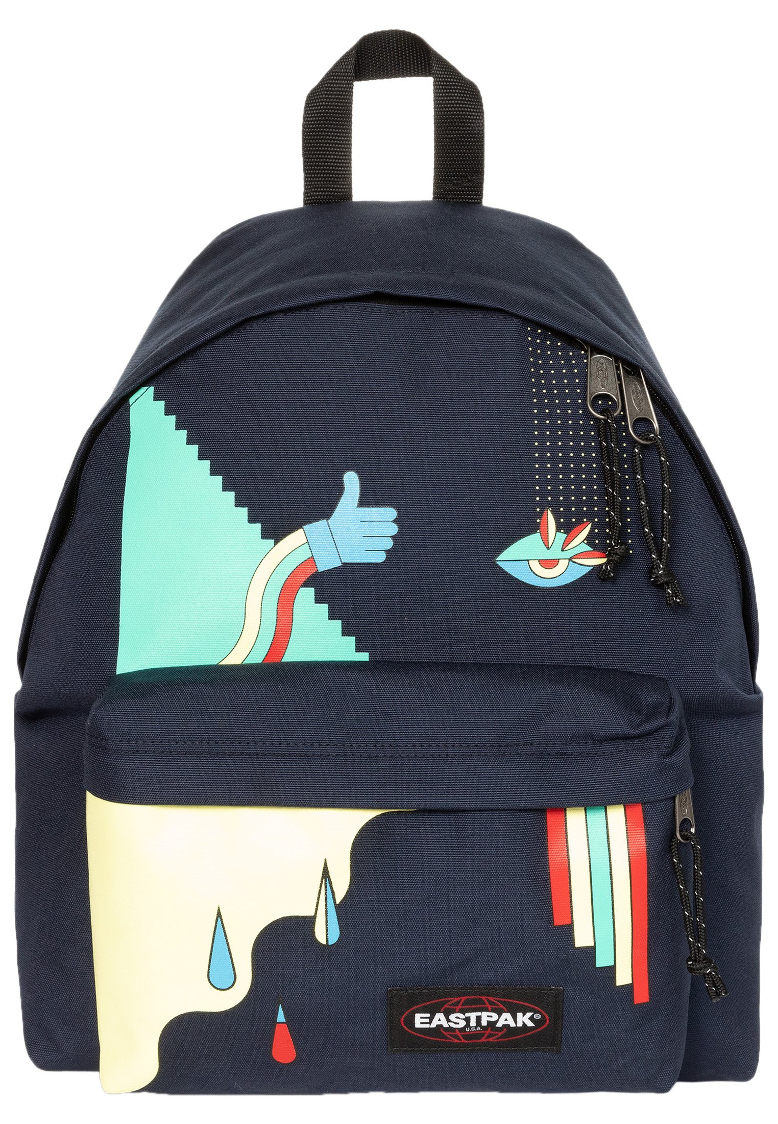 Eastpak PADDED PAKR - Zaino - Blvd Placed/bordeaux - Zalando.it