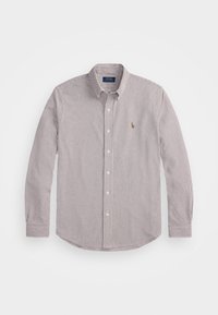 STRIPED KNIT OXFORD SHIRT - Srajca - classic wine/white