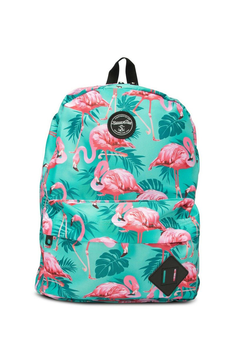 Blount & Pool Rucksack - turquoise flamingo