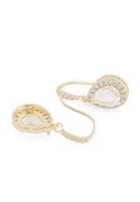 SNÖ of Sweden MIDNIGHT DROP SHORT EAR - Naušnice - gold-coloured