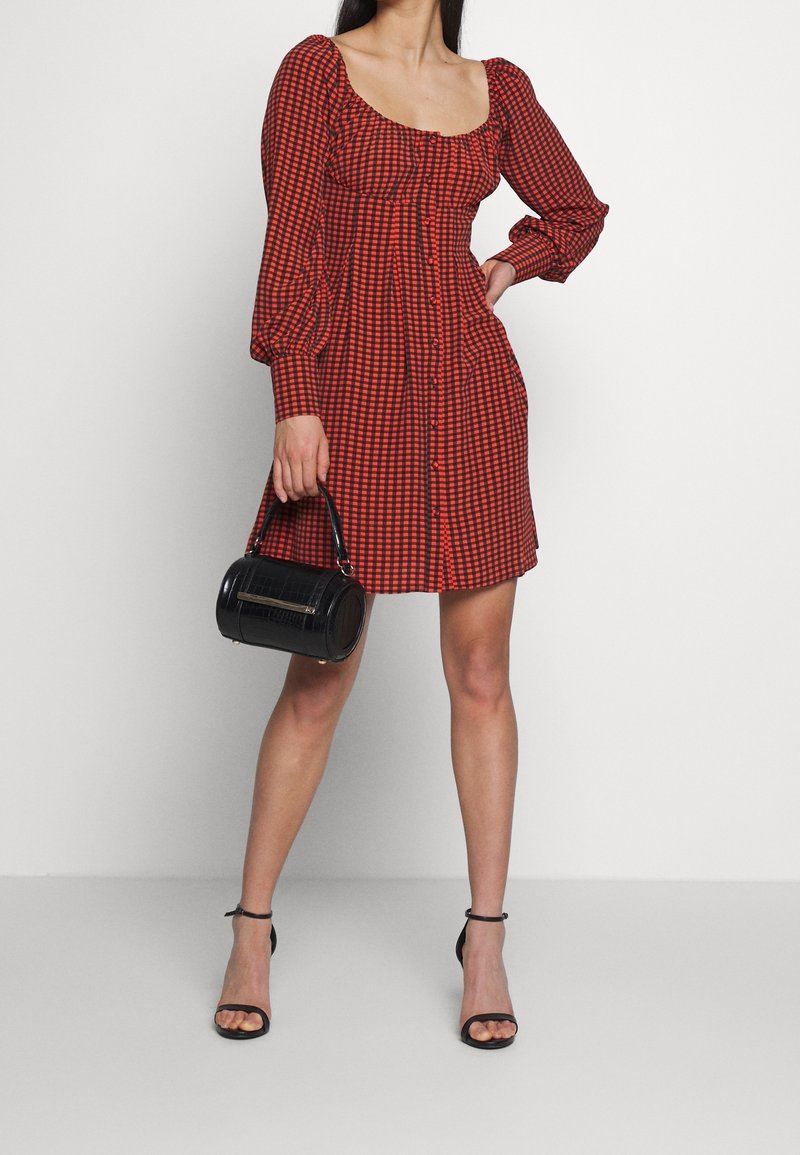 Fashion Union Shirt dress - orange - (Pre-owned) - Zalando.ie