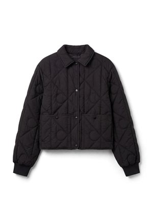 Calvin Klein Jeans, SHORT QUILTED LINER - Ελαφρύ μπουφάν - black