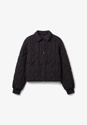 Calvin Klein Jeans, SHORT QUILTED LINER - Ελαφρύ μπουφάν - black