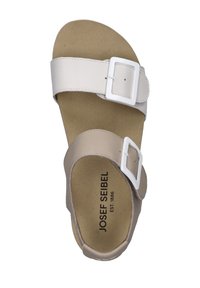 Josef Seibel Sandály na platformě - offwhite kombi