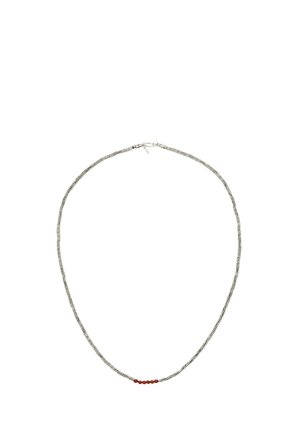Massimo Dutti, MIXED BEAD DETAIL NECKLACE - Ketting - silver-coloured