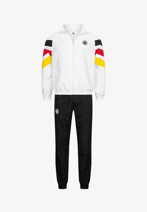 Jelex, DEUTSCHLAND HEIM TRAININGSANZUG RETRO SET - Trainingsanzug - white black