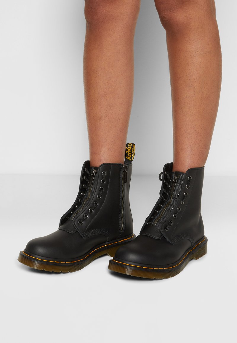 Black Pascal Nappa Dr Martens Pascal Zip Martens 1460 PASCAL FRNT