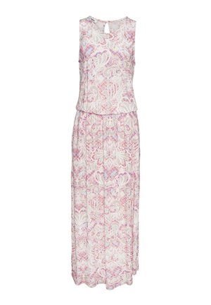 Buffalo, Maxi dress - creme-pink bedruckt