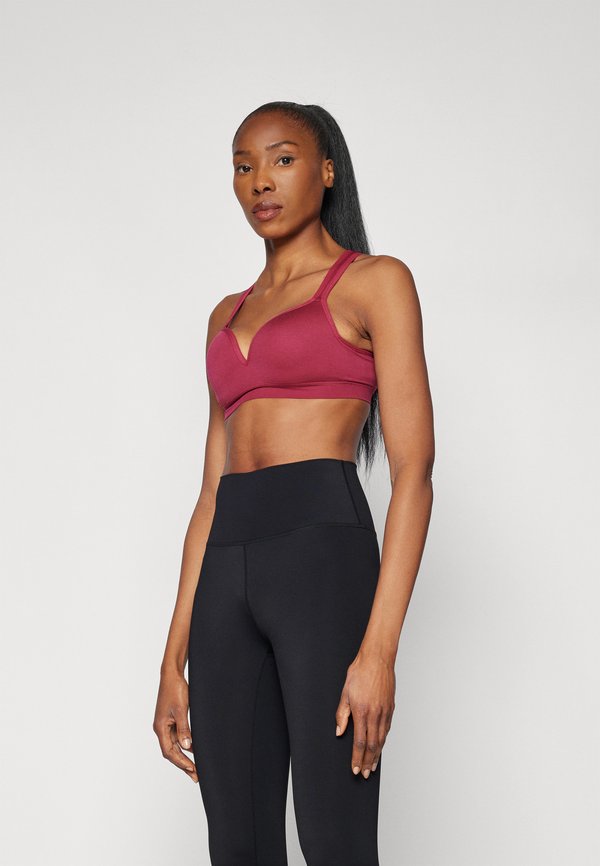 ONPMARTINE SEAMLESS BRA OPUS - Medium support sports bra - beaujolais