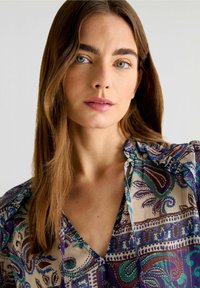 Scalpers PASLEY RUFFLE - Blusa - purple brown