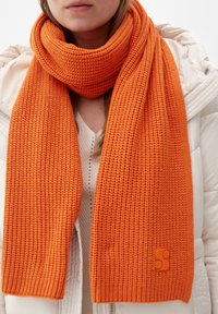 s.Oliver EN MAILLE DE MÉLANGÉE - Écharpe - light orange