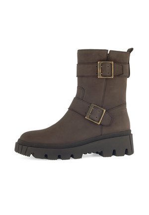 Cowboy-/Bikerstiefelette - braun