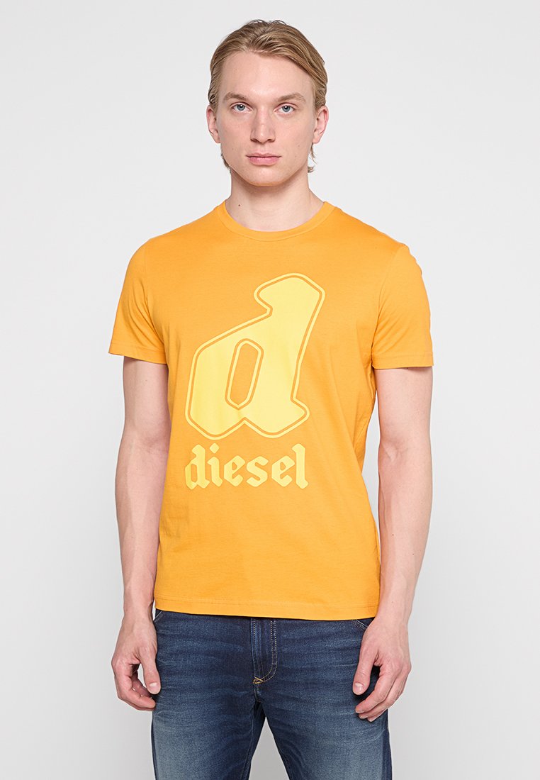 Diesel T-shirt print oranje