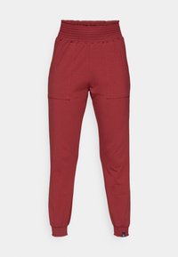 MORJIM TAPERED PANTS - Tepláky - rubis