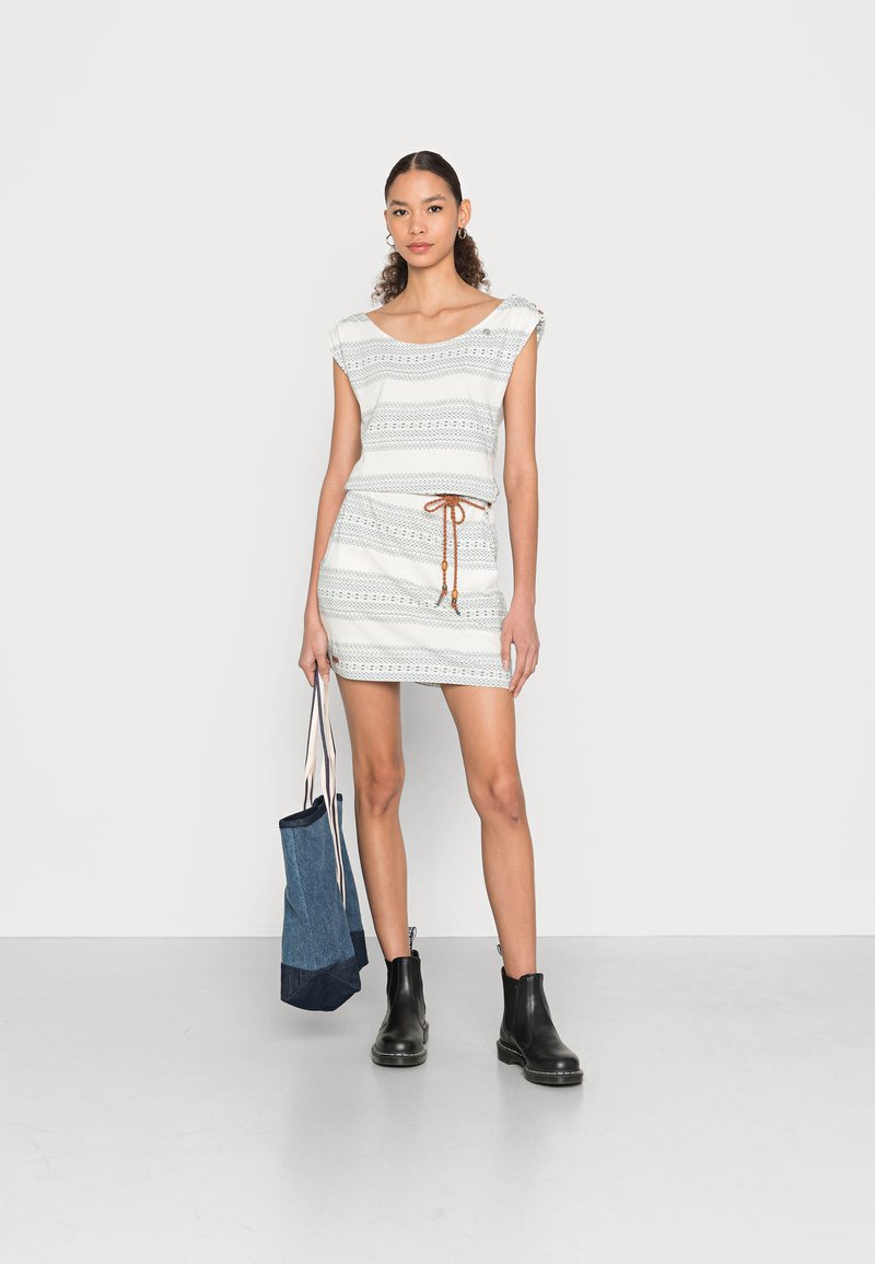Damen Freizeitkleider | Ragwear CHEGO Jerseykleid white/weiß - DS95611 Damen Freizeitkleider | Ragwear CHEGO Jerseykleid white/weiß - DS95611
