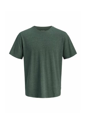 Jack & Jones, JJEORGANIC MELANGE TEE SS O-NECK NOOS - T-Shirt basic - scarab