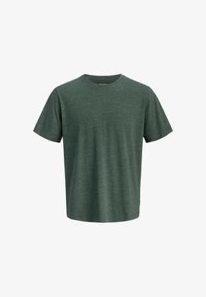 Jack & Jones, JJEORGANIC MELANGE TEE SS O-NECK NOOS - T-Shirt basic - scarab