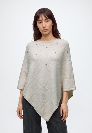 VILA, VIMISA PONCHO/KA - Пелерина - natural / pearls