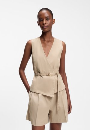 AHELLA - Brezrokavnik - light pastel brown