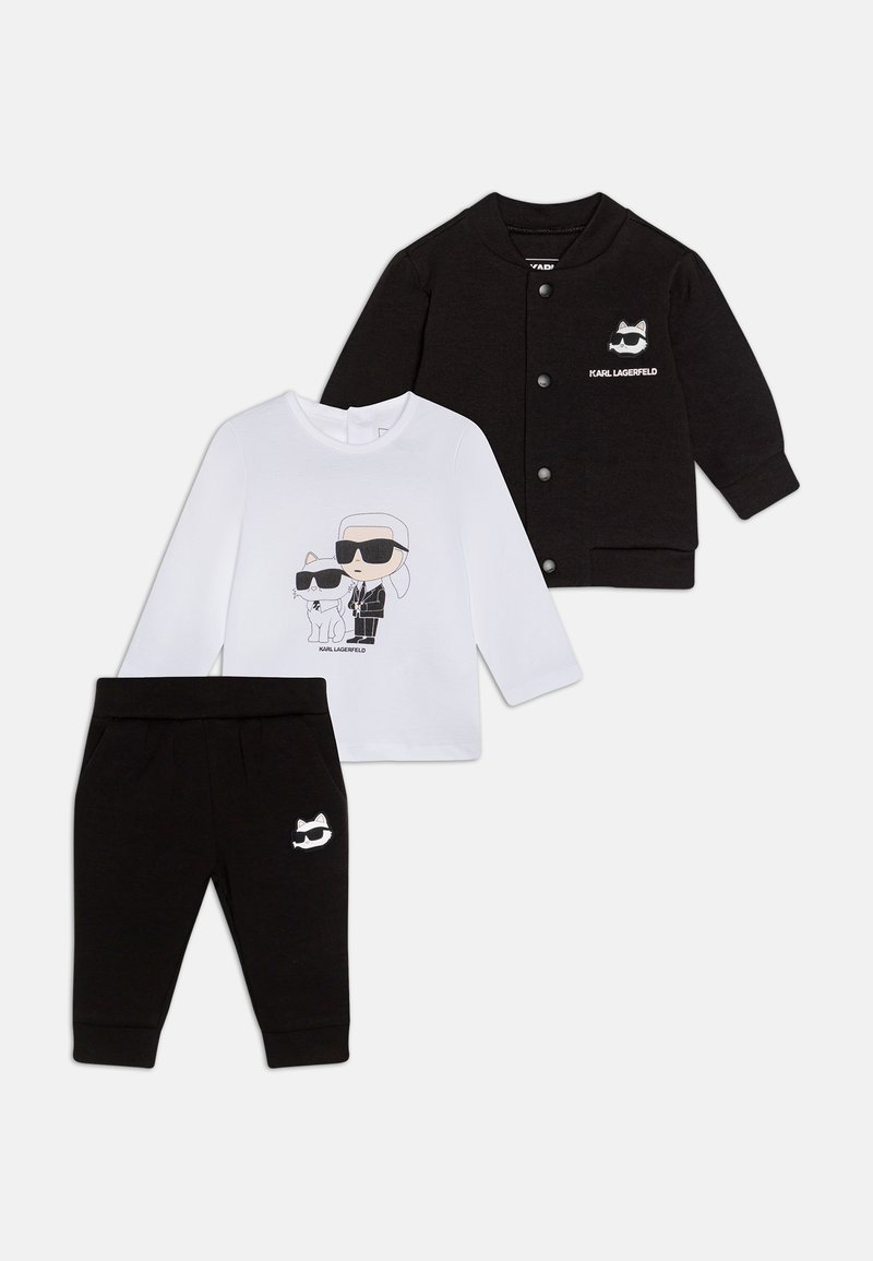 KARL LAGERFELD KIDS T-shirt à manches longues noir