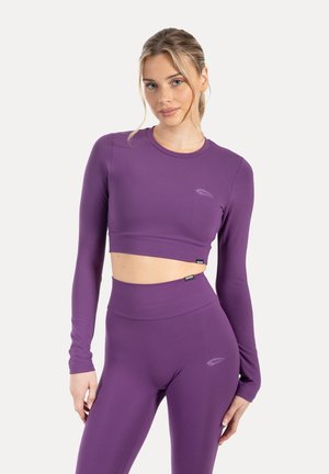 CROP LONGSLEEVE THALINA - Maglietta a manica lunga - lila