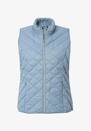 Ulla Popken, HYPRAR WATER REPELLENT QUILTED - Bodywarmer - gray blue