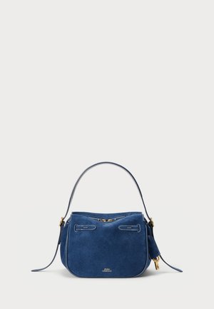 Polo Ralph Lauren POLO ID SUEDE MINI SATCHEL - Handbag - dark jean