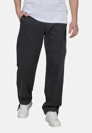 KARL THOR - Cargo trousers - black