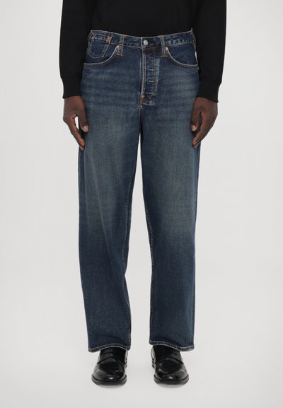 Evisu COATED JEANS - Blugi drepți - blue