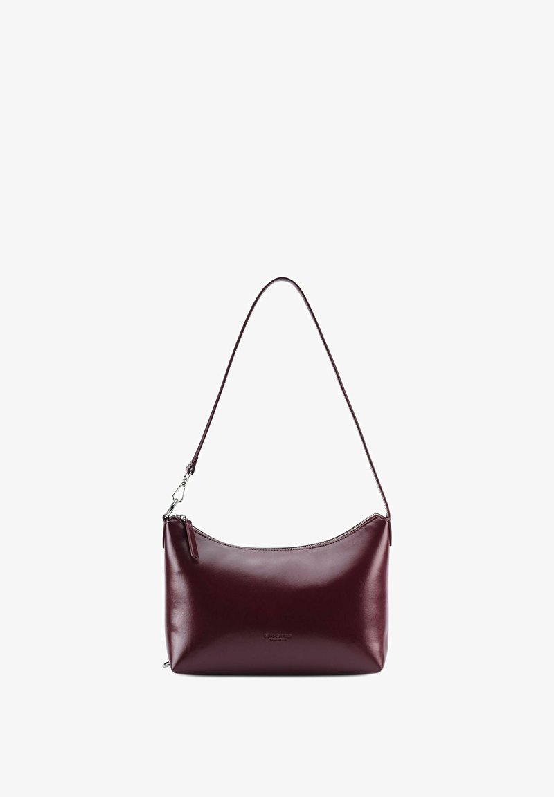 Seidenfelt Handtasche - deep red