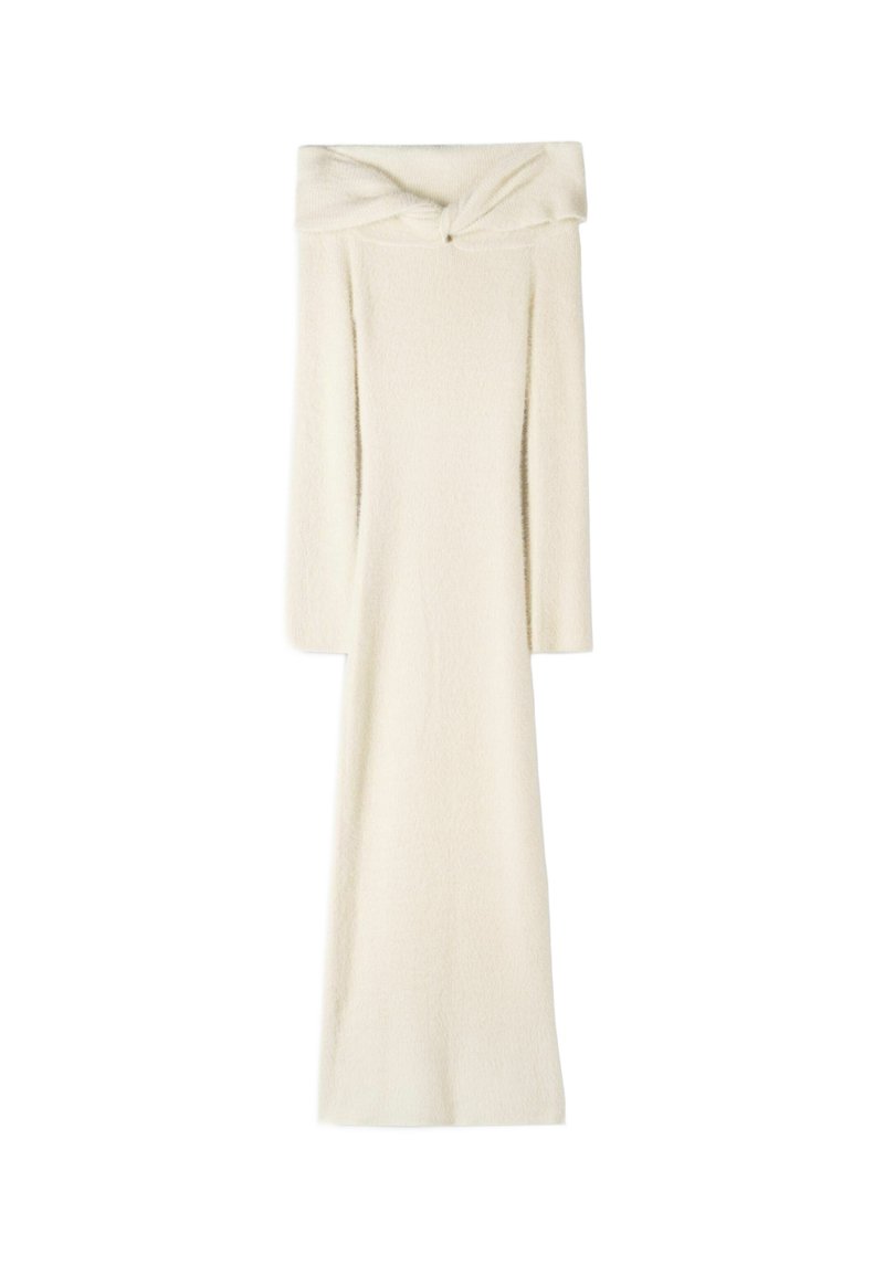 Bershka Maxi-jurk beige Bershka Maxi-jurk beige
