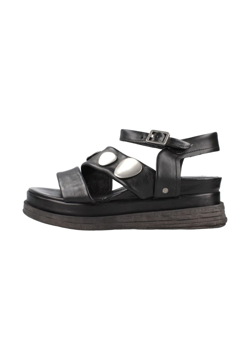 A.S.98 Sandali con zeppa - schwarz