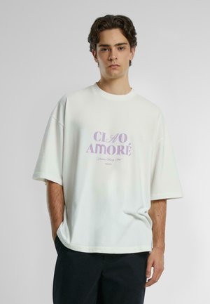 TURIN - T-shirts med print - white