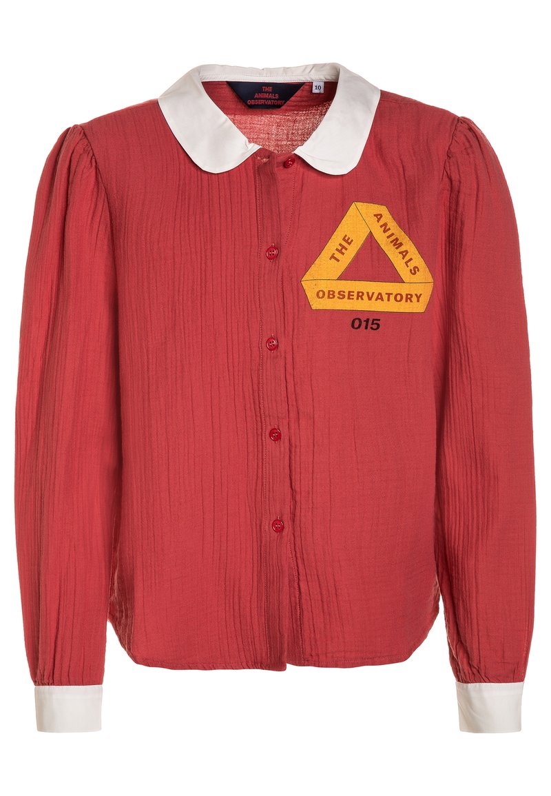 THE ANIMALS OBSERVATORY Overhemdblouse rood
