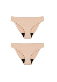 MyMonthlys 2ER SET MEDIUM FLOW SEAMLESS  - Briefs - beige