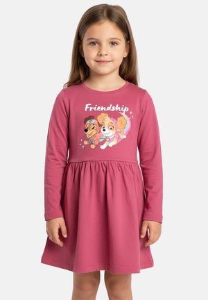 Paw Patrol, PAW PATROL KLEID FRIENDSHIP SKYE   LIBERTY KLEIDCHEN ROCK LANGARM - Jersey dress - pink