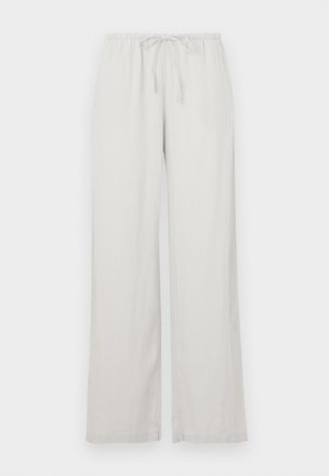 Weekday BRONTE MIX TROUSERS - Bukse - light grey